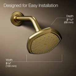 Single-function showerhead, 1.75 gpm
