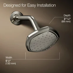 Single-function showerhead, 2.5 gpm