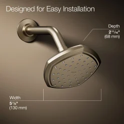 Single-function showerhead, 2.5 gpm