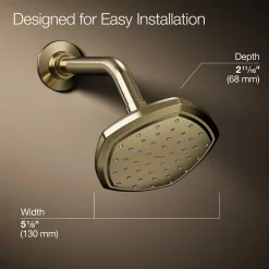 Single-function showerhead, 2.5 gpm