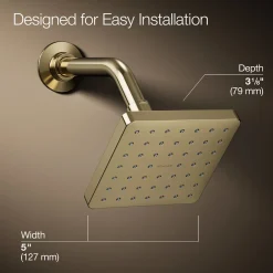 Single-function showerhead, 1.75 gpm