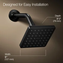 Single-function showerhead, 2.5 gpm
