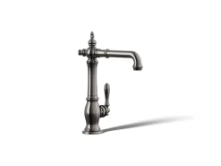 Single-handle bar sink faucet