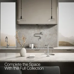 Single-handle bar sink faucet