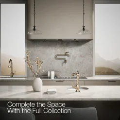 Single-handle bar sink faucet
