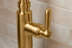 Single-handle bar sink faucet