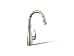 Single-handle bar sink faucet