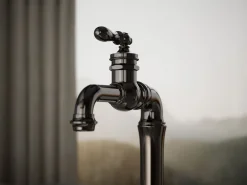 Single-handle bar sink faucet