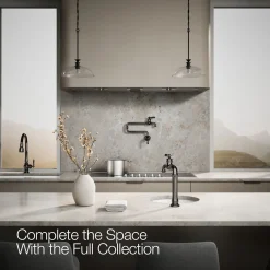 Single-handle bar sink faucet