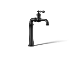 Single-handle bar sink faucet