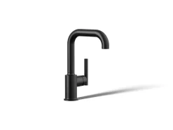 Single-handle bar sink faucet