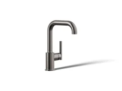 Single-handle bar sink faucet