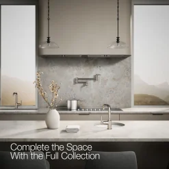 Single-handle bar sink faucet