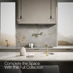 Single-handle bar sink faucet