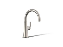 Single-handle bar sink faucet