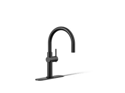 Single-handle bar sink faucet