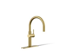 Single-handle bar sink faucet