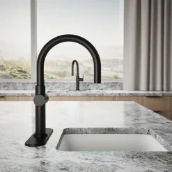 Single-handle bar sink faucet
