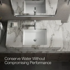 Single-handle bathroom sink faucet, 1.2 gpm