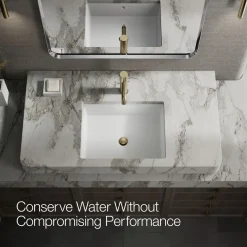 Single-handle bathroom sink faucet, 1.2 gpm