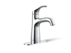 Single-handle bathroom sink faucet, 0.5 gpm