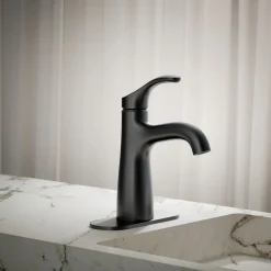 Single-handle bathroom sink faucet, 0.5 gpm