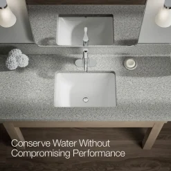 Single-handle bathroom sink faucet, 1.2 gpm