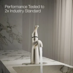 Single-handle bathroom sink faucet, 1.2 gpm