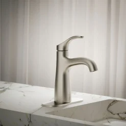 Single-handle bathroom sink faucet, 1.2 gpm