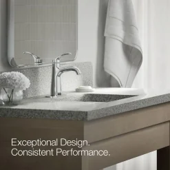 Single-handle bathroom sink faucet, 1.2 gpm