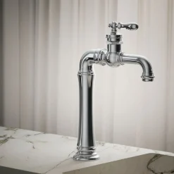Single-handle bathroom sink faucet, 1.2 gpm
