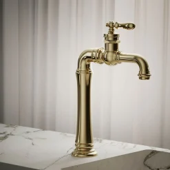 Single-handle bathroom sink faucet, 1.2 gpm
