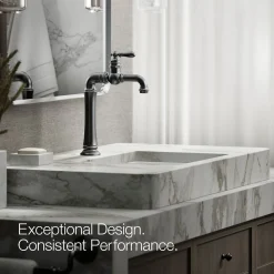 Single-handle bathroom sink faucet, 1.2 gpm