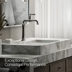 Single-handle bathroom sink faucet, 1.2 gpm