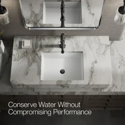 Single-handle bathroom sink faucet, 1.2 gpm