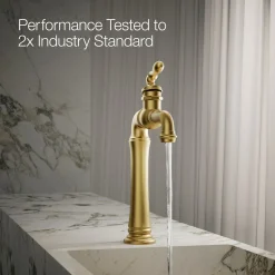 Single-handle bathroom sink faucet, 1.2 gpm
