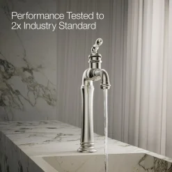Single-handle bathroom sink faucet, 1.2 gpm