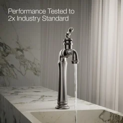Single-handle bathroom sink faucet, 1.2 gpm