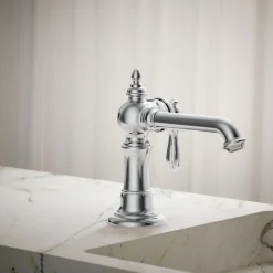 Single-handle bathroom sink faucet, 1.2 gpm