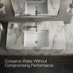 Single-handle bathroom sink faucet, 1.2 gpm