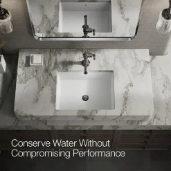 Single-handle bathroom sink faucet, 1.2 gpm