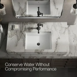 Single-handle bathroom sink faucet, 1.2 gpm