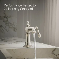 Single-handle bathroom sink faucet, 1.2 gpm