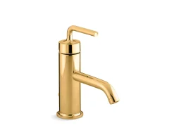 Single-handle bathroom sink faucet with Straight Lever handle, 1.2 gpm