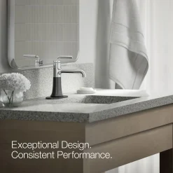 Single-handle bathroom sink faucet, 0.5 gpm