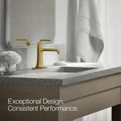 Single-handle bathroom sink faucet, 1.2 gpm