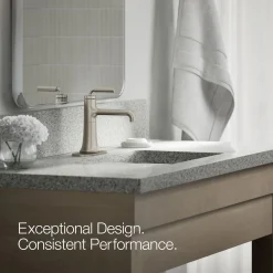 Single-handle bathroom sink faucet, 1.2 gpm