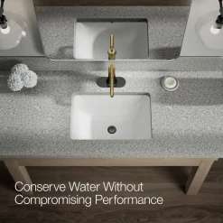 Single-handle bathroom sink faucet, 1.2 gpm