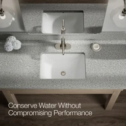 Single-handle bathroom sink faucet, 1.2 gpm