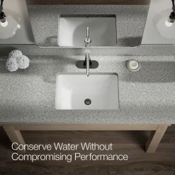 Single-handle bathroom sink faucet, 1.2 gpm